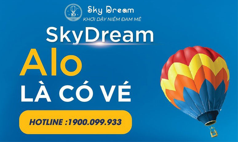 bay khinh khí cầu cùng Sky Dream