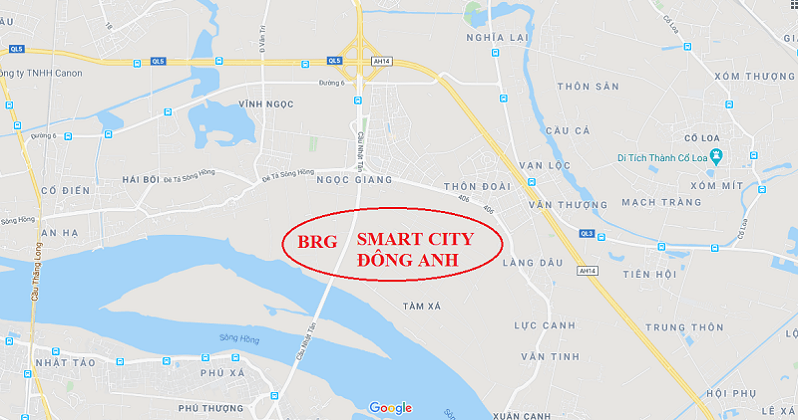 Brg Smart City Đông Anh Vị trí ở đâu?